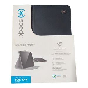 Aa1-O Speck‎ Balance Folio Case for Apple iPad (10.9-inch) - Charcoal/Almond